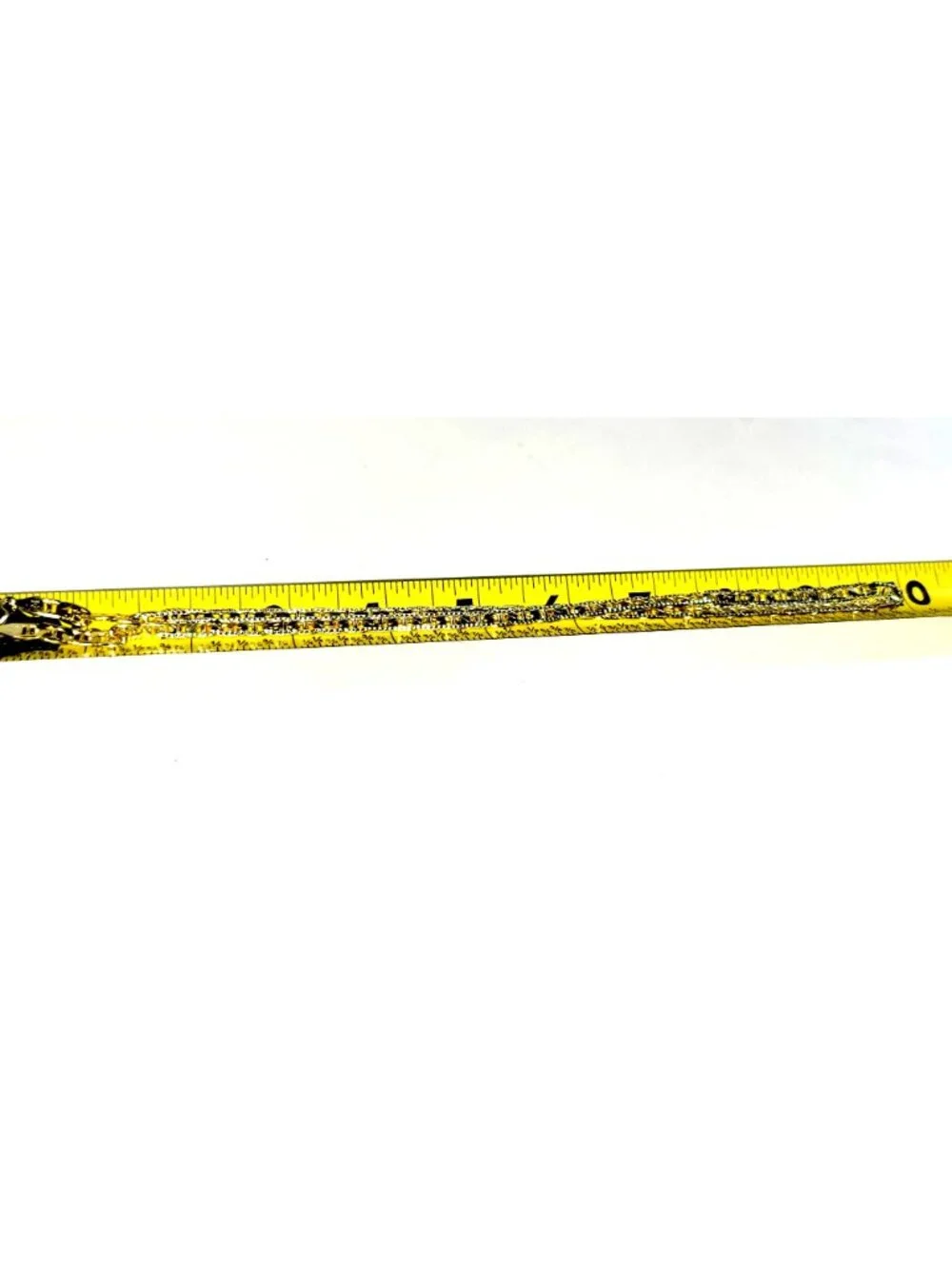 Detailed Sterling Silver and Gold Tone Link Chain 20